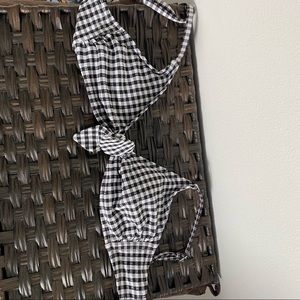 Gingham Swimsuit Top